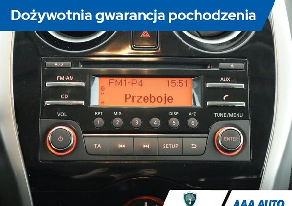 Nissan Note cena 26500 przebieg: 159659, rok produkcji 2014 z Bisztynek małe 172